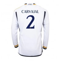 Real Madrid Daniel Carvajal #2 Domaci Dres 2023-24 Dugi Rukav